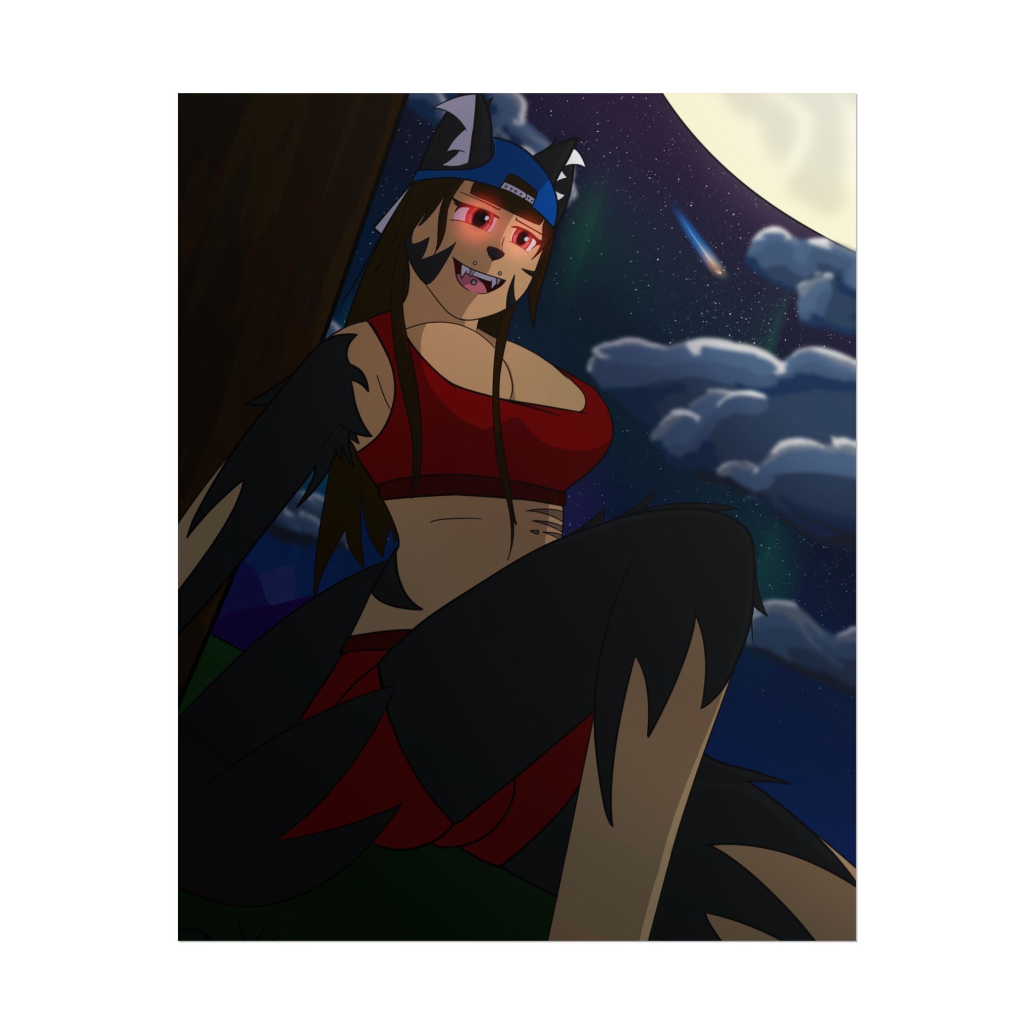 LunarLycanthrope "Catchin' a Breath" Poster