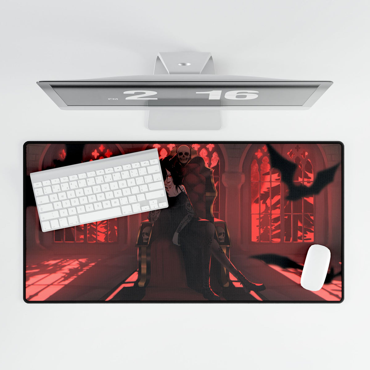 Mirophi "Dark Red Throne" XL Plus Deskmat
