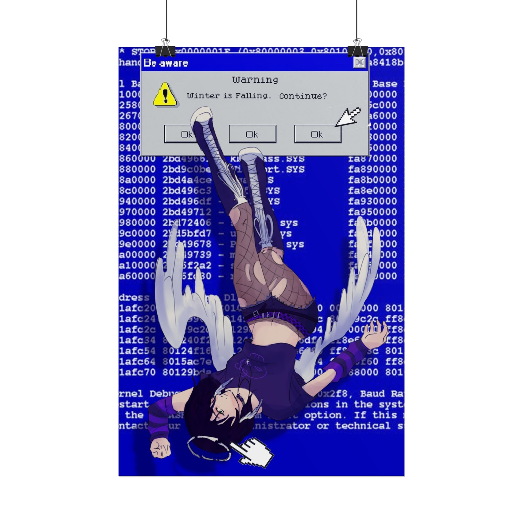 winteris2tired "winteris404'd" Poster