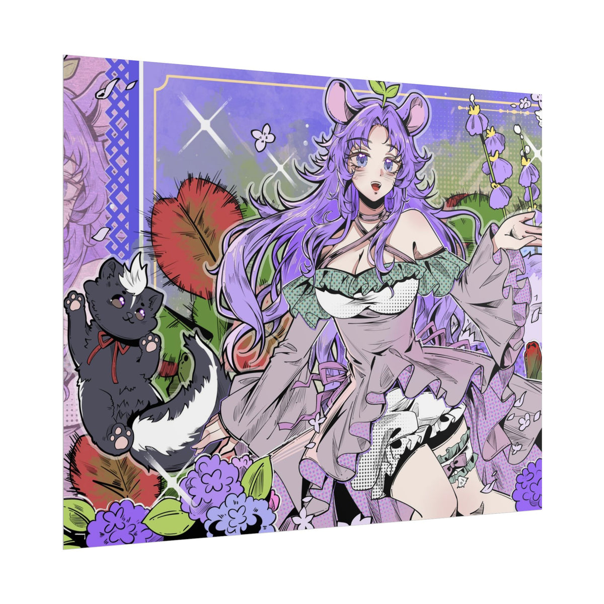 VerbenaVT "Stylized Garden" Poster