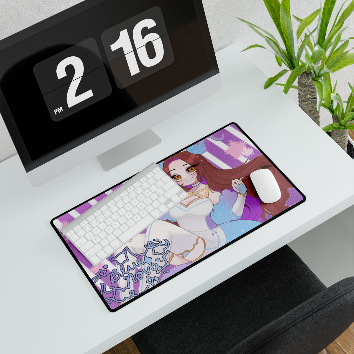 bluenovavtuber "Reaching Out" Deskmats