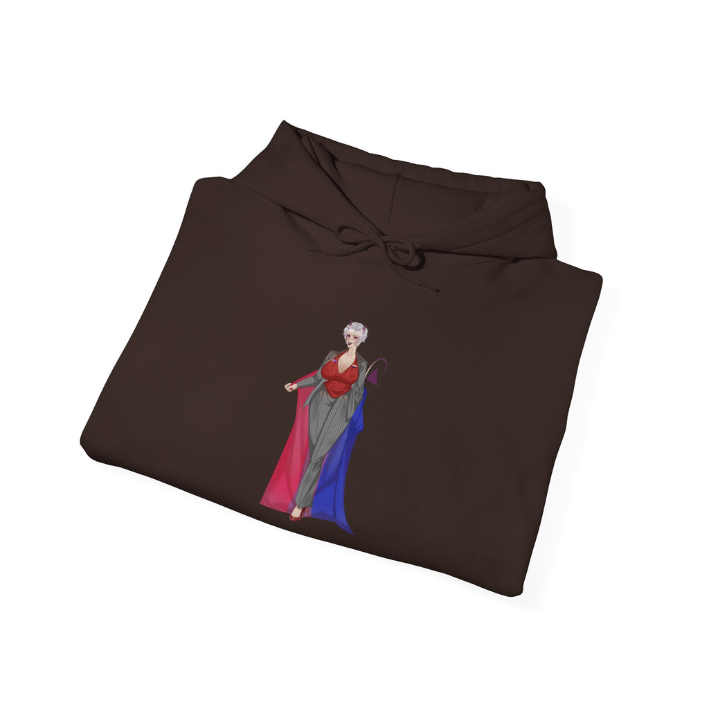 BasicallyVal "Red and Blue" Hoodie