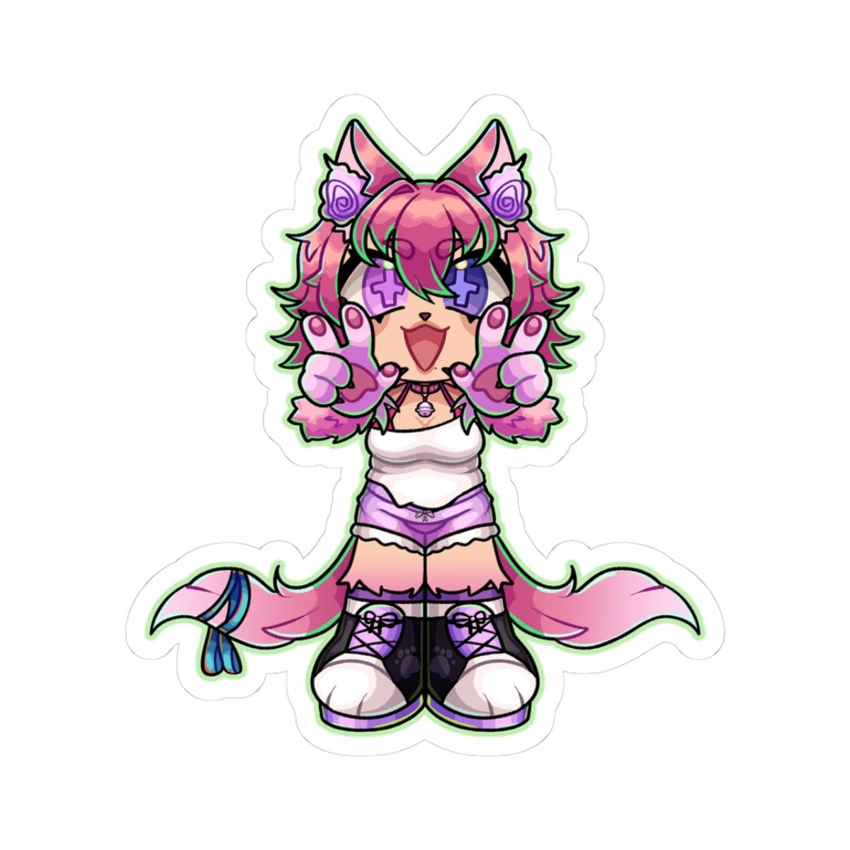 Miaocchi "Peace" Sticker - KatDragonz