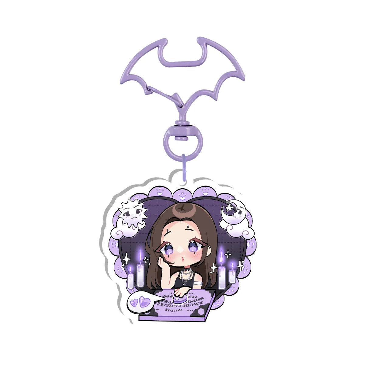 Lilyofthegraves "Ouija" Keychain