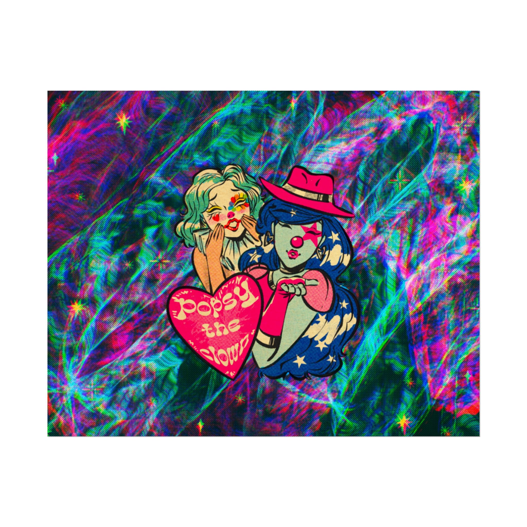 PopsyTheClown "ArtPopsy" Poster
