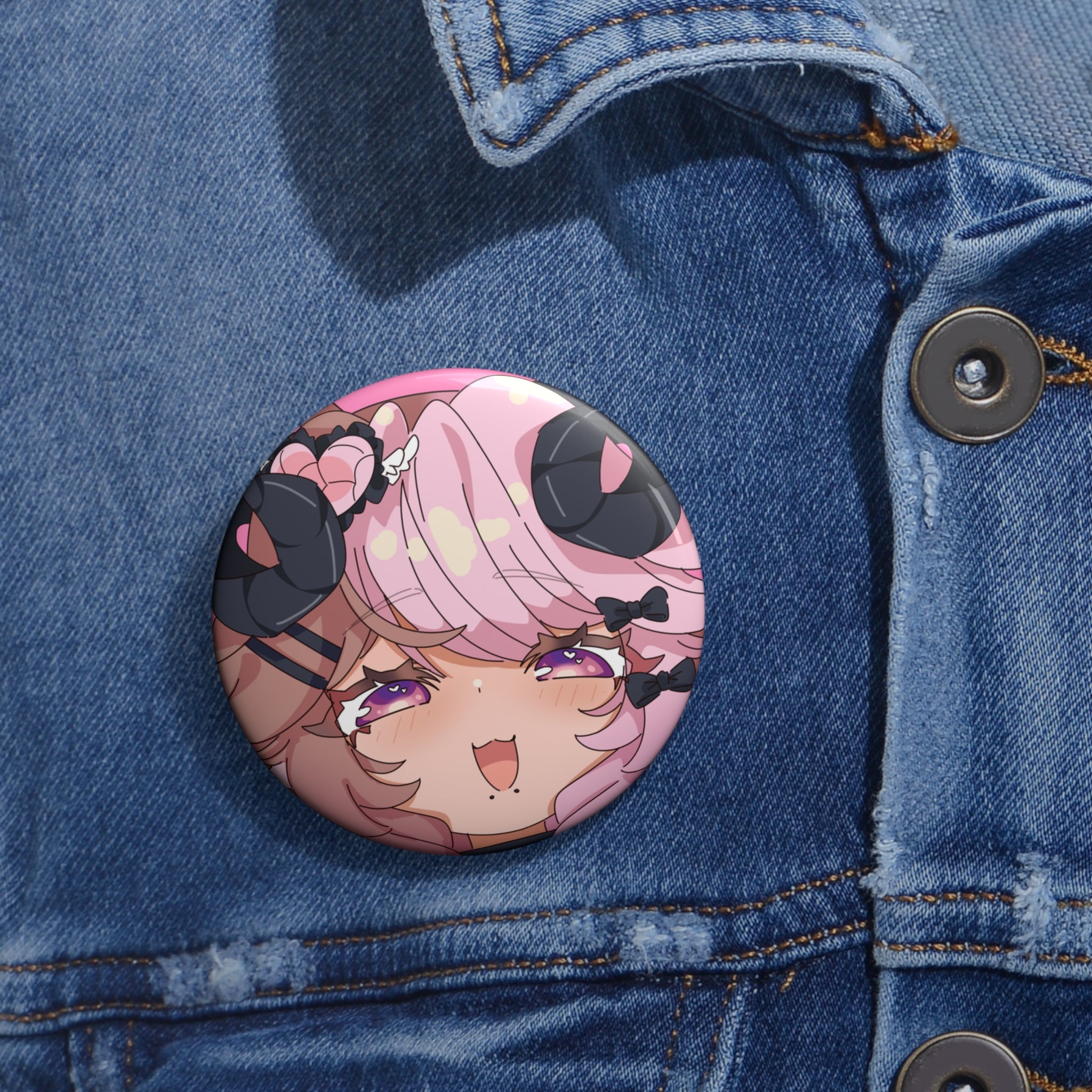 Yumeko Fae "Bwah" Pin Button