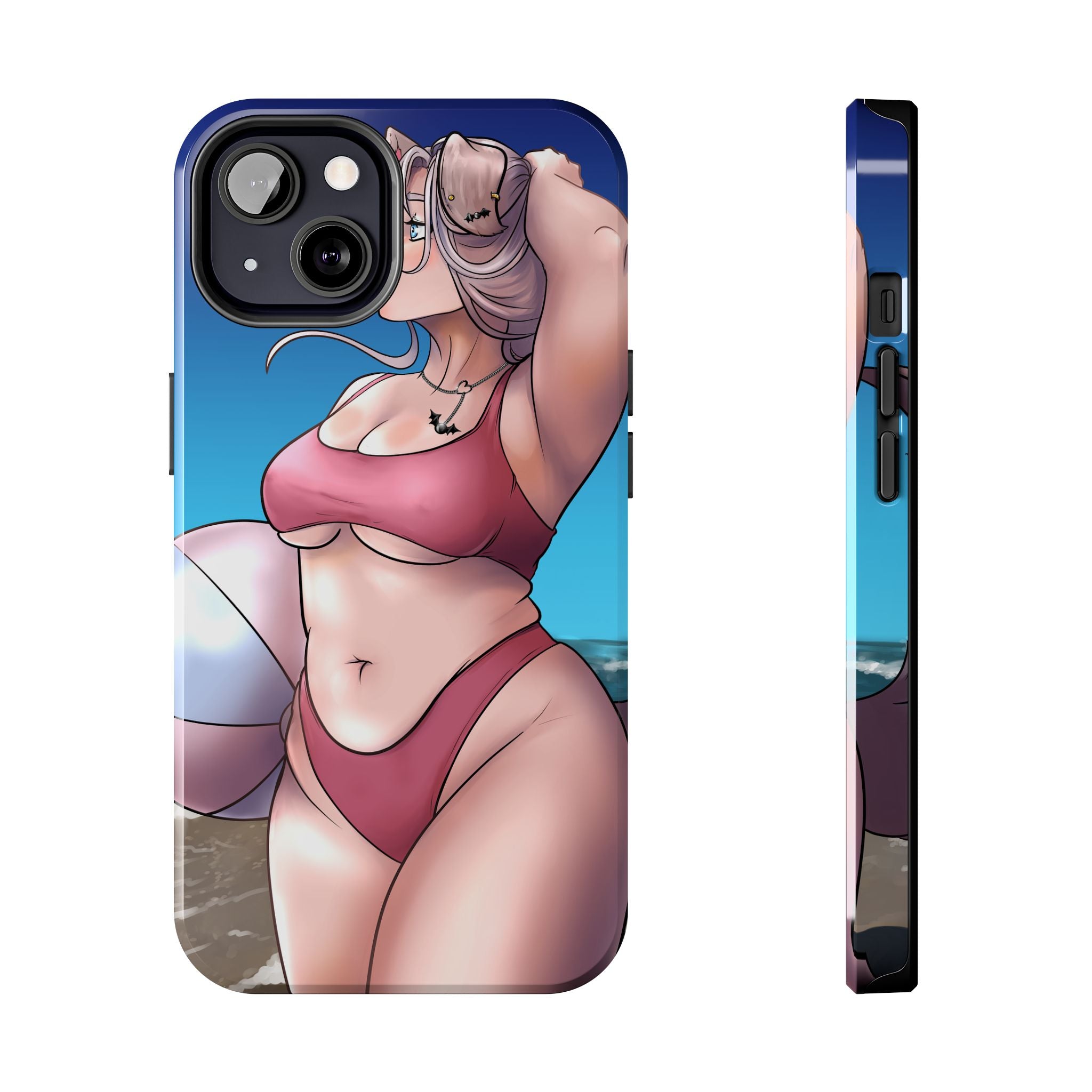 Luna Rainn "Beach Pup" Tough Phone Case