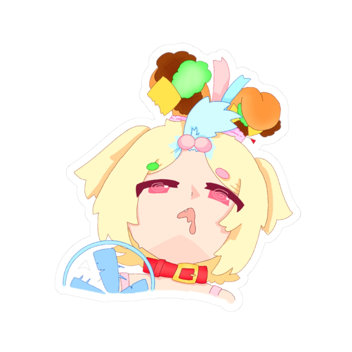 WanwanburgerVT "It's Hot" Sticker