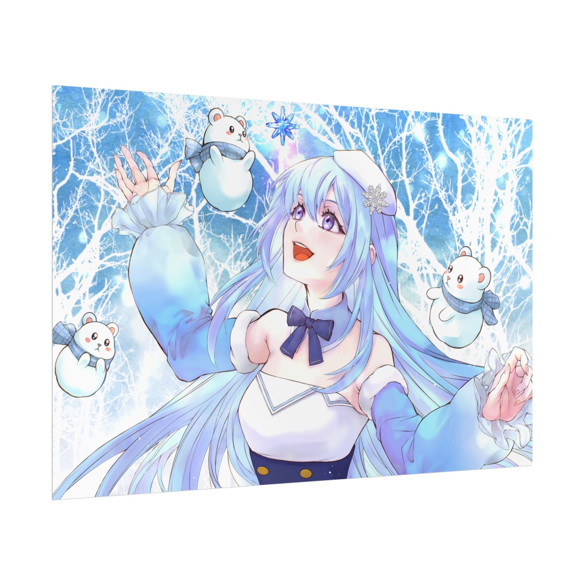 SnowyBlueBell "Winter Blessing" Poster