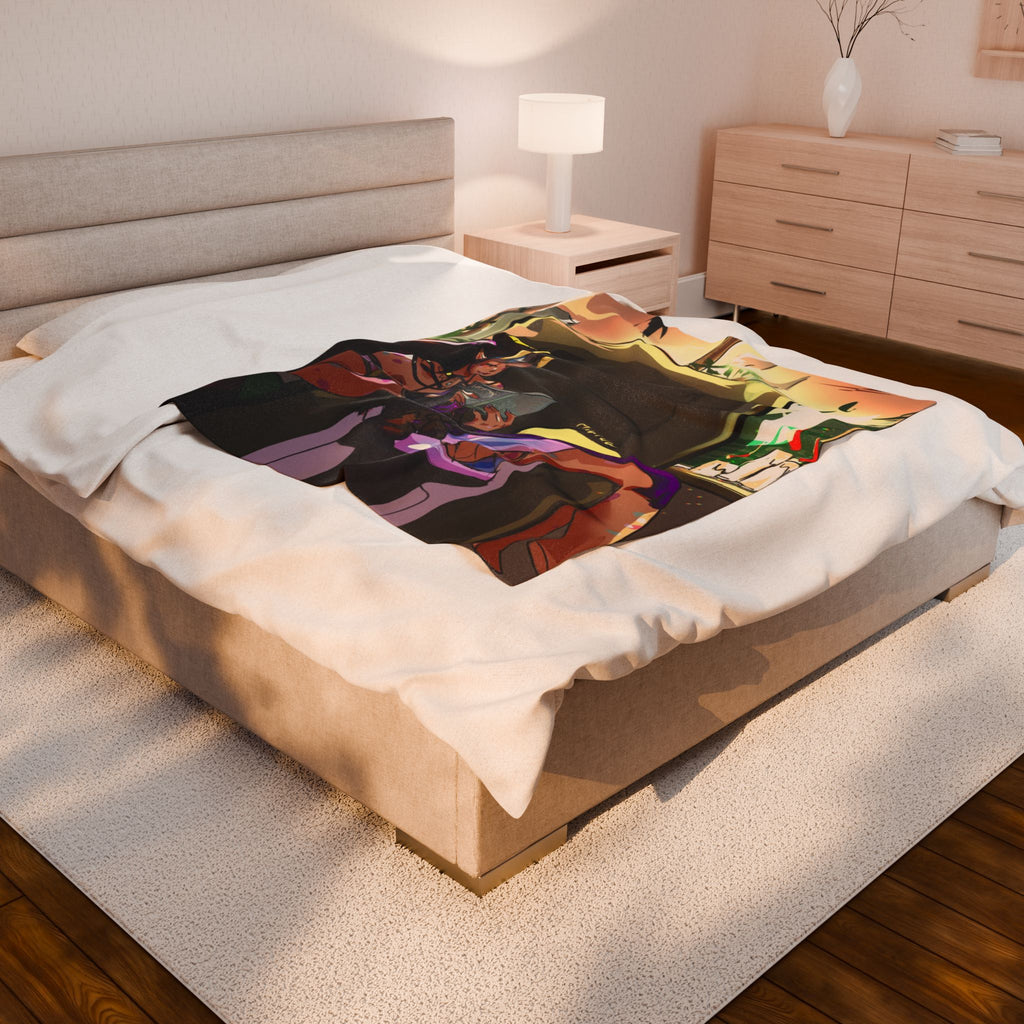 Snips "Reading" Plush Blanket