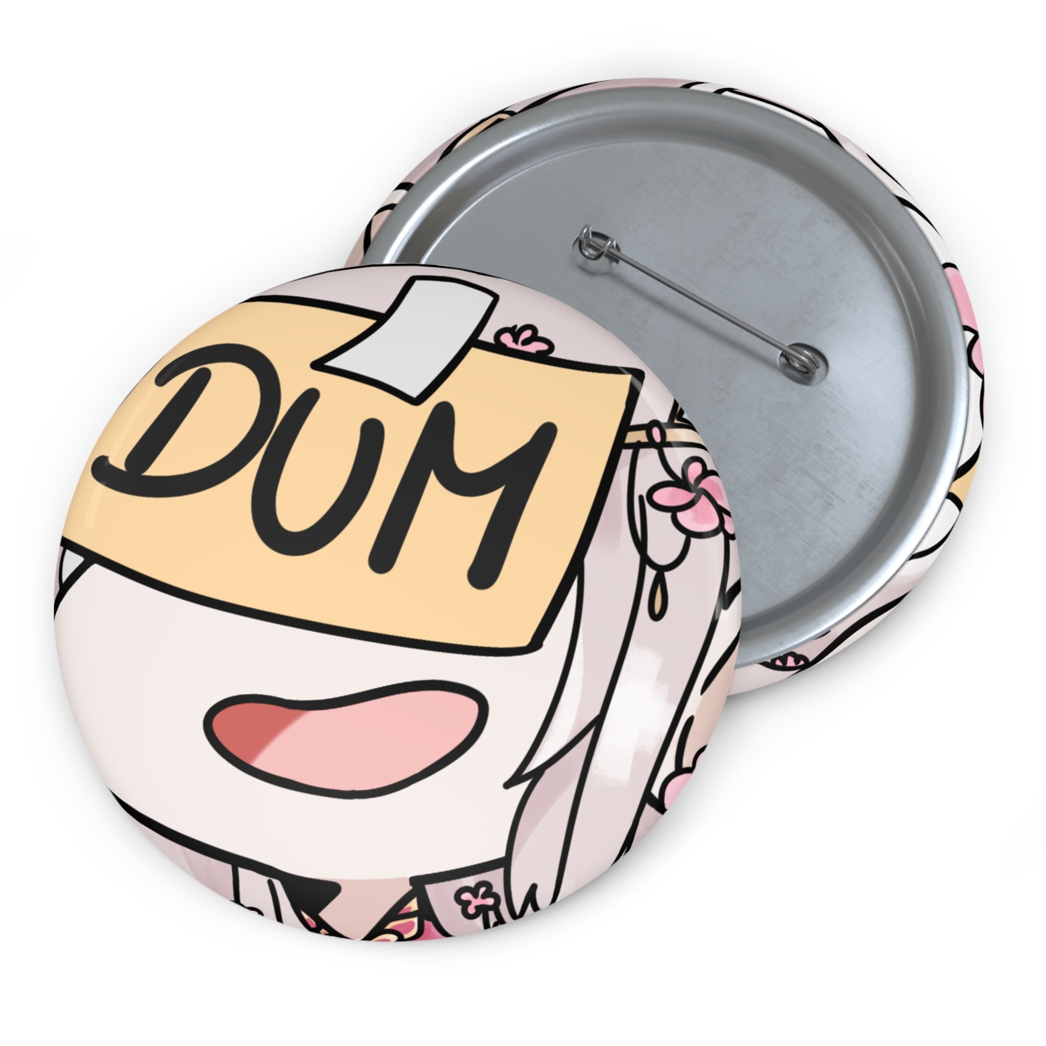 PeggyBeans "Dum" Pin Button