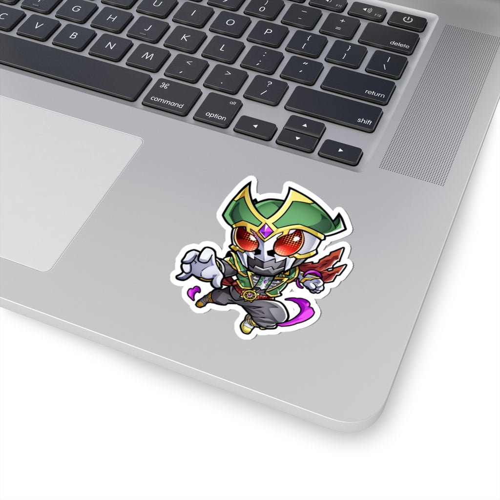Masked Pirate Geist "Punch Back" Sticker