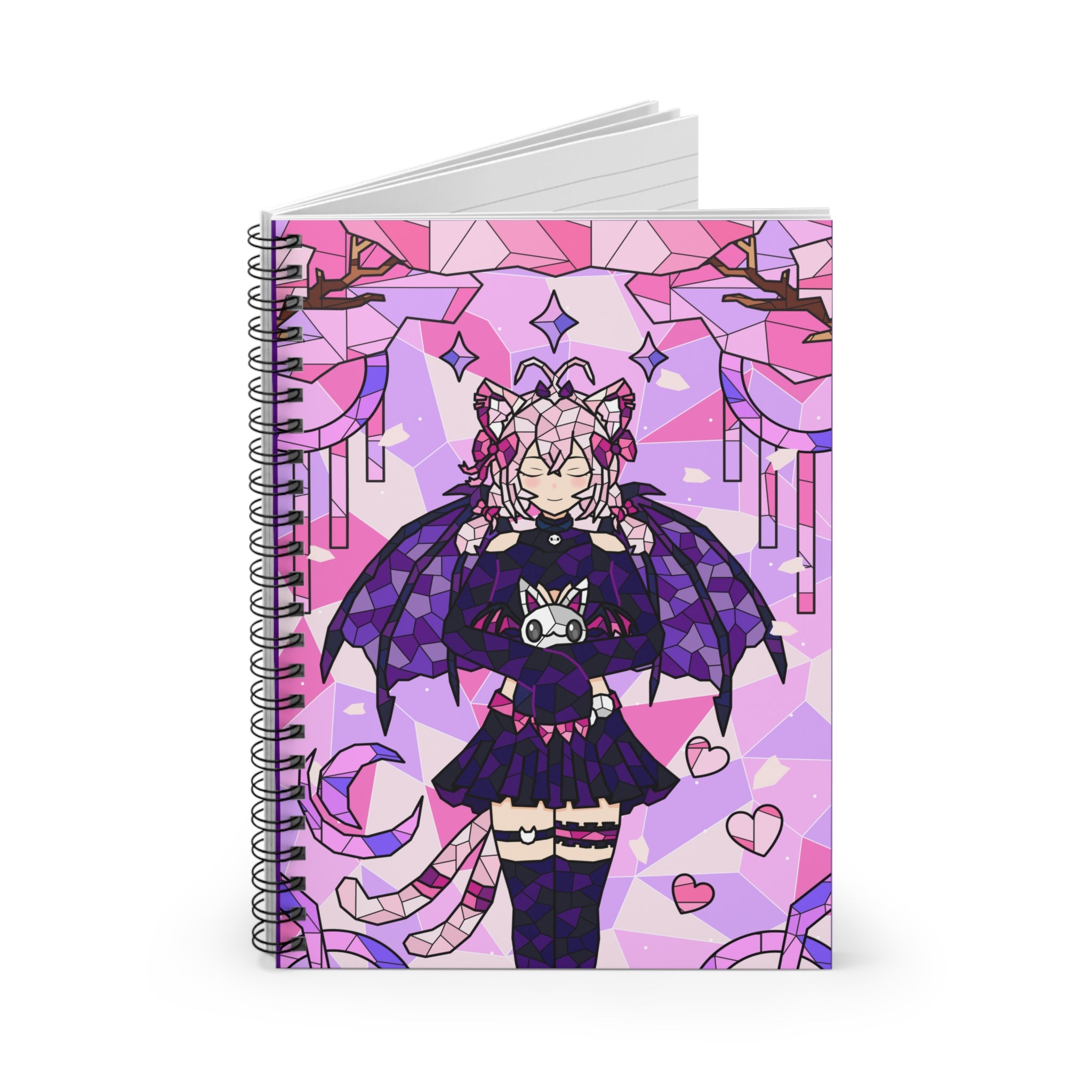 KatDragonz Stained Glass Notebook