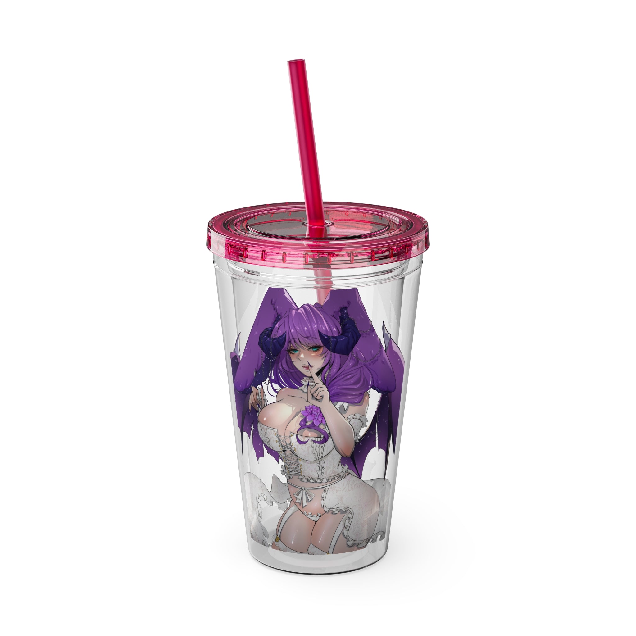 BoaCoomi "Violet Hush" Acrylic Tumbler