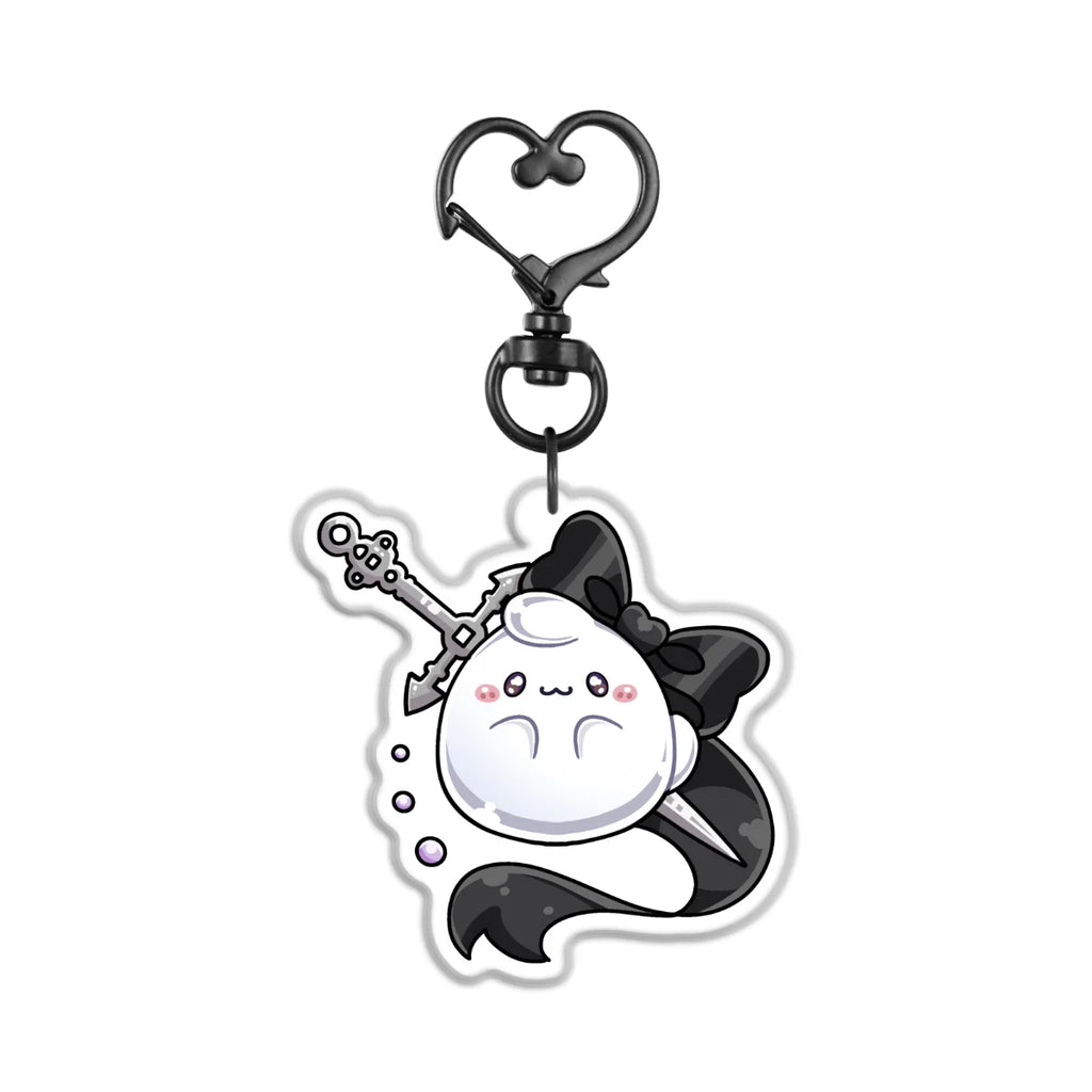 Ashdriel "Mascot" Front-Side Glitter Epoxy Keychain