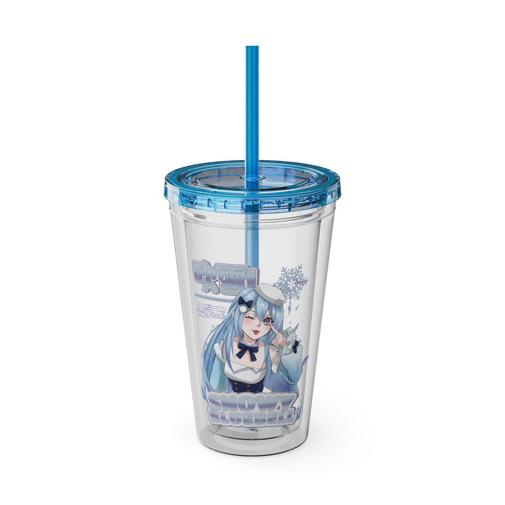 SnowyBlueBell "Blep" Acrylic Tumbler