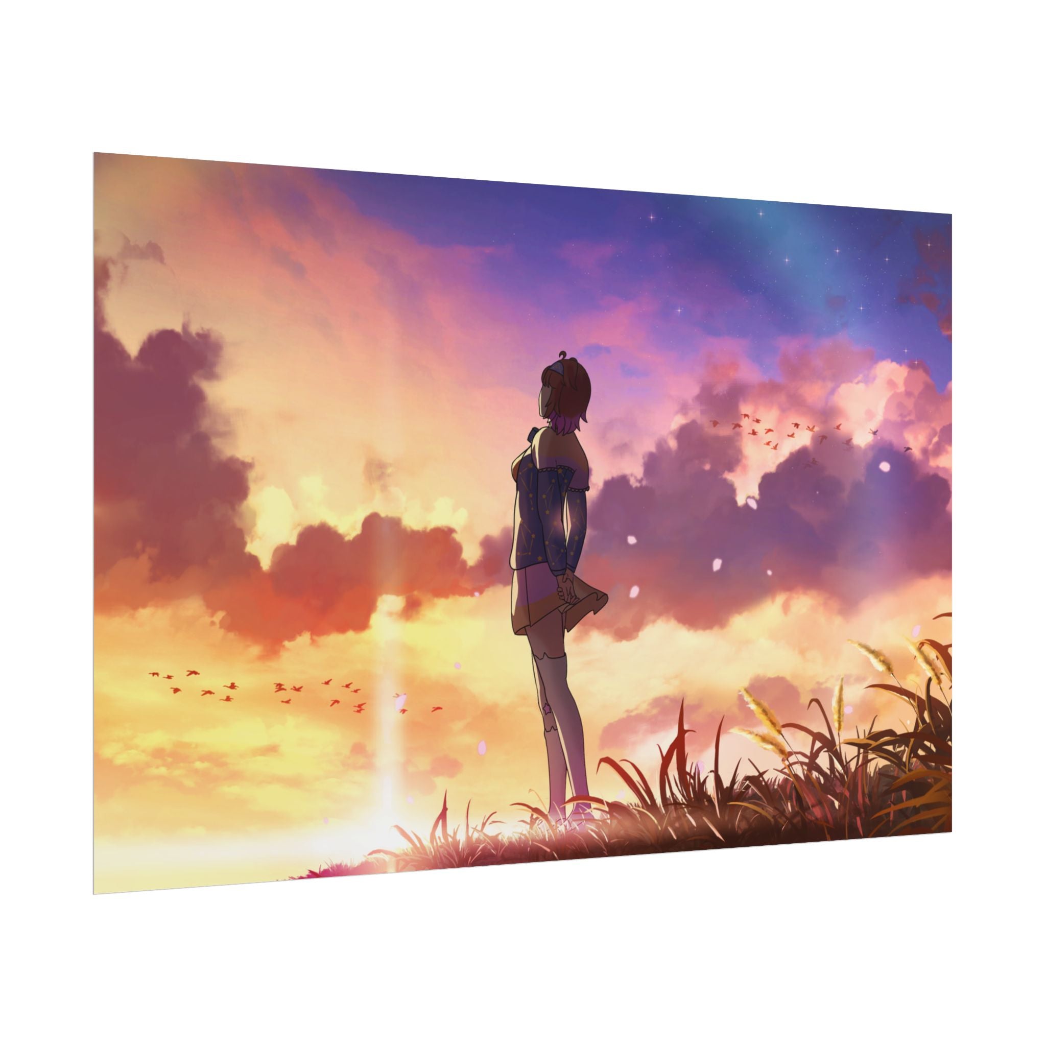 LunarNovaa "Petals at Dusk" Poster