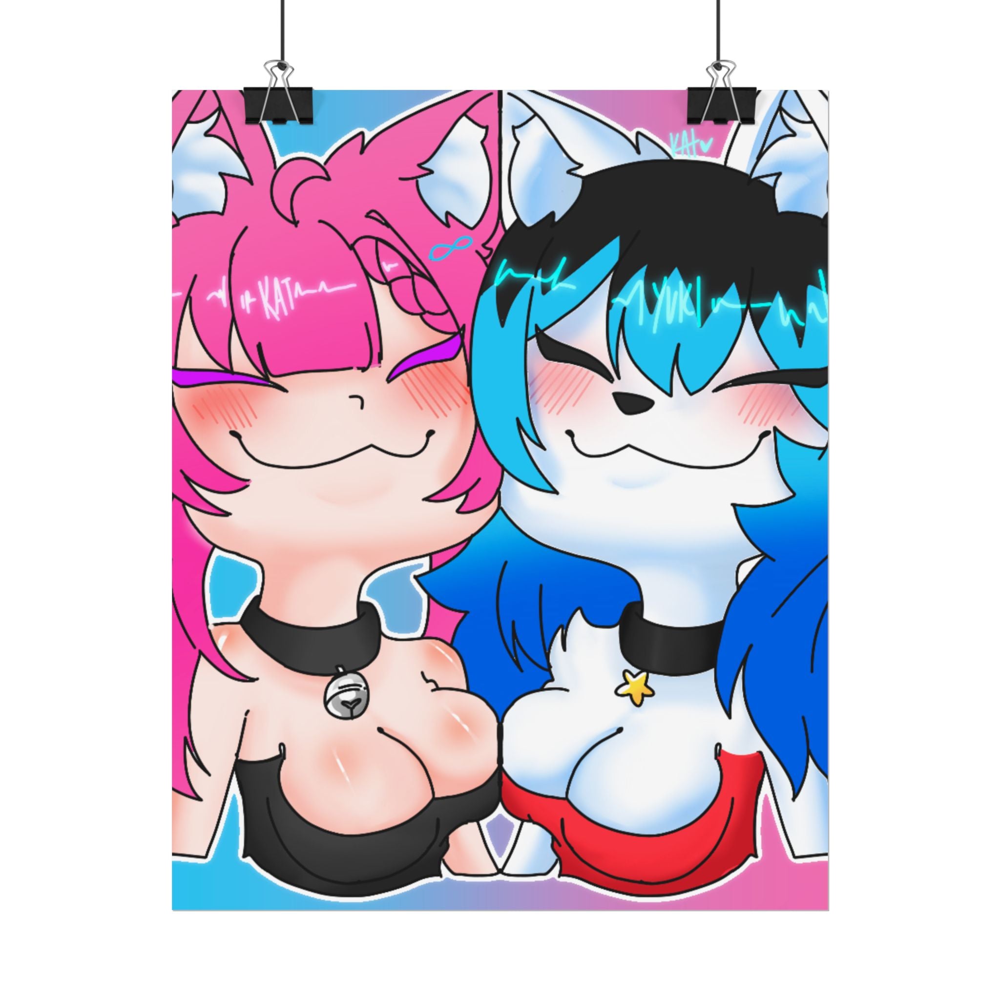 Yuki y Kat Valentine's Poster