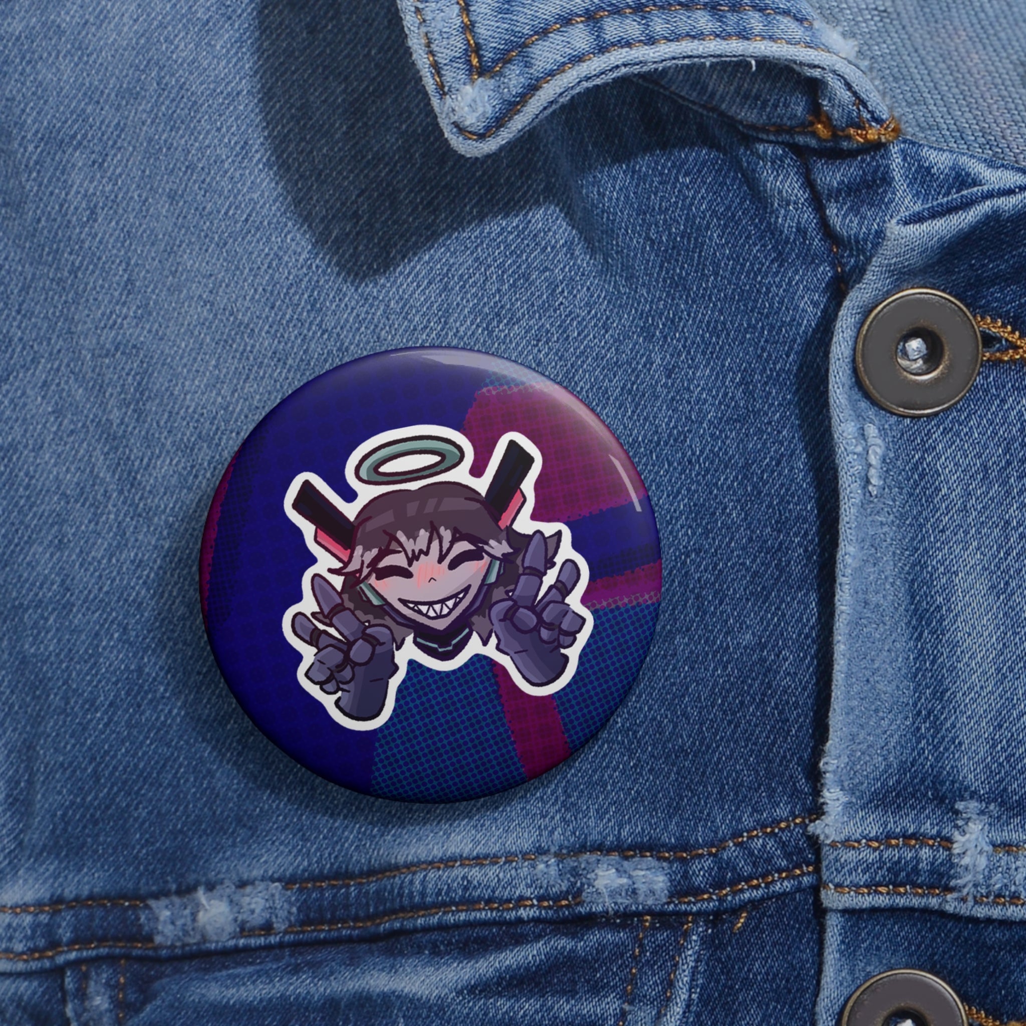 ZieglerByte "Peace Out!" Button Pin