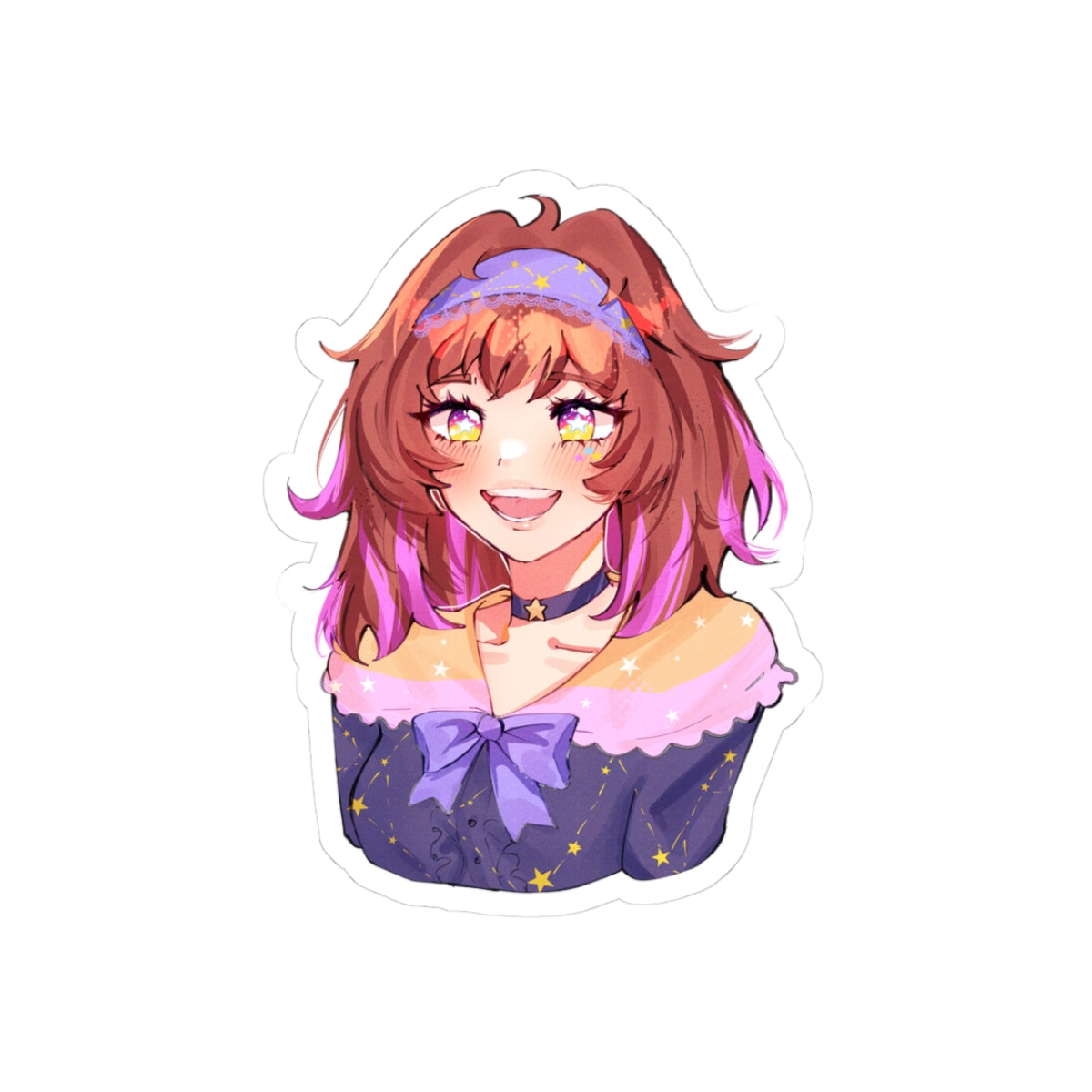 LunarNovaa "Cosmic Blush" Sticker