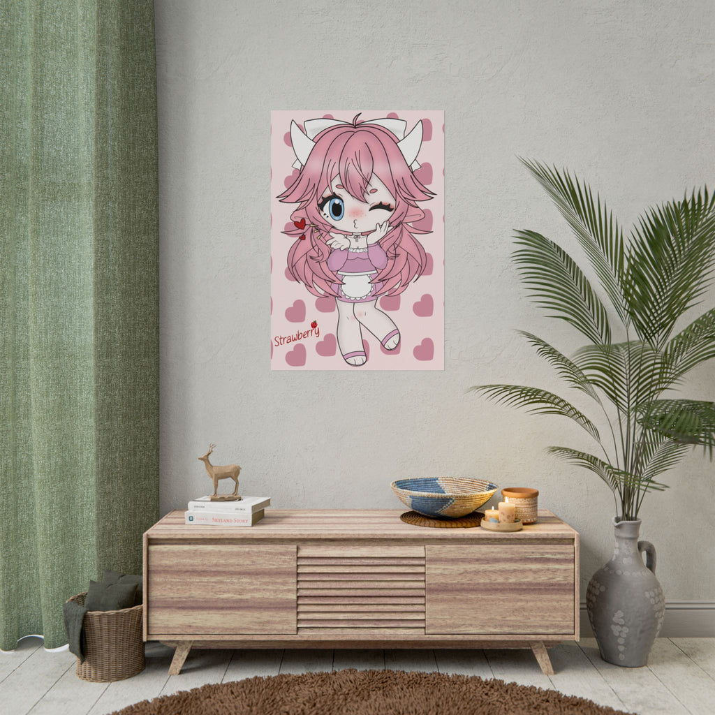 StrawberryMilkMaid "Blown Kiss" Poster