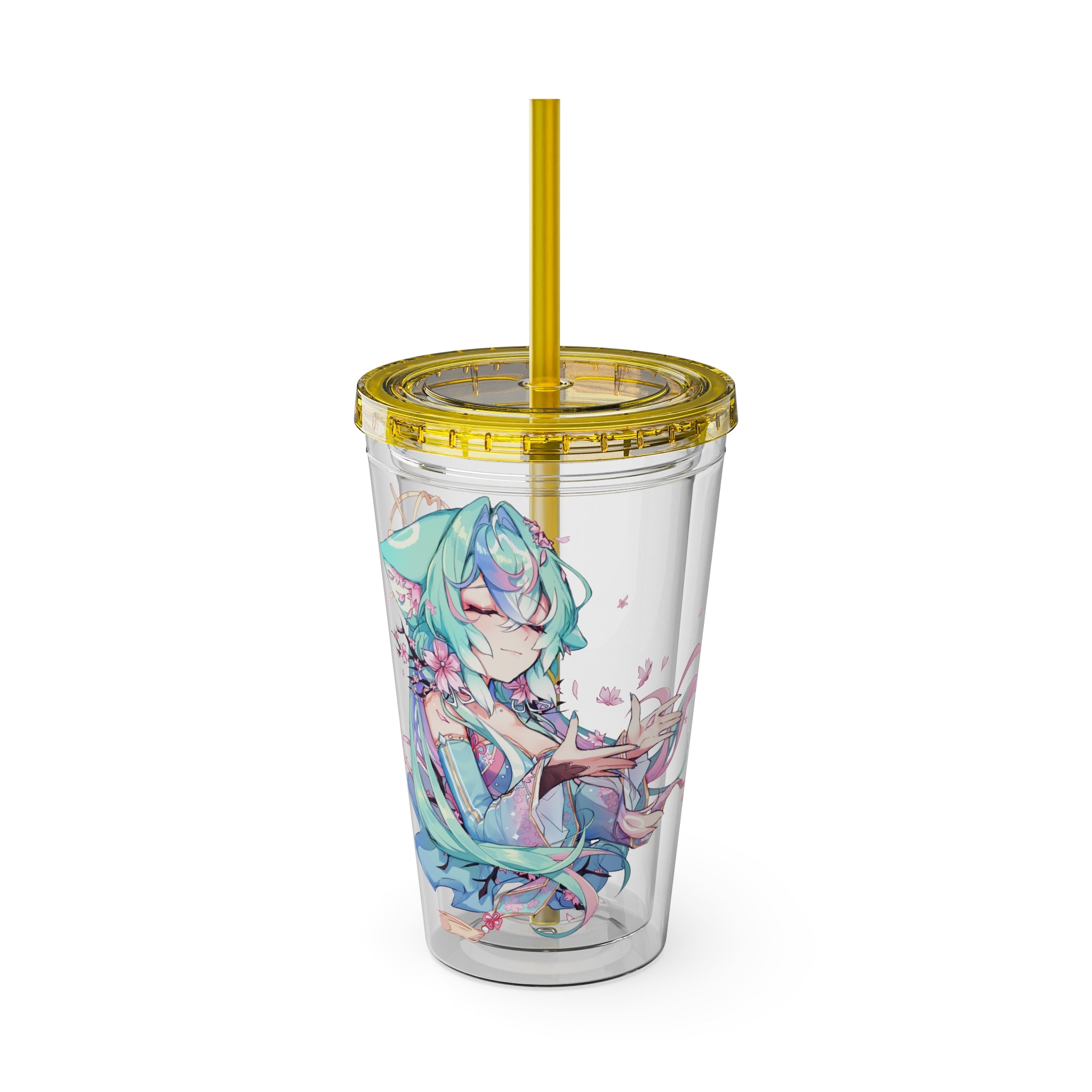 EggieWeggie "Cherry Blossom" Acrylic Tumbler