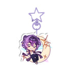 Mari Rina Seiza "Chill Moon Float" Keychain