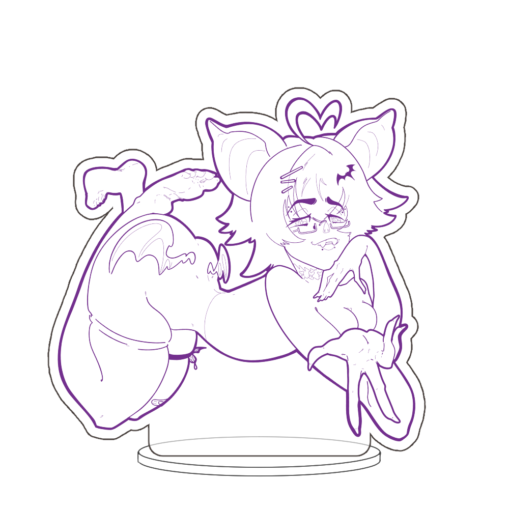 battylotus "Reaching Out" Acrylic Standee