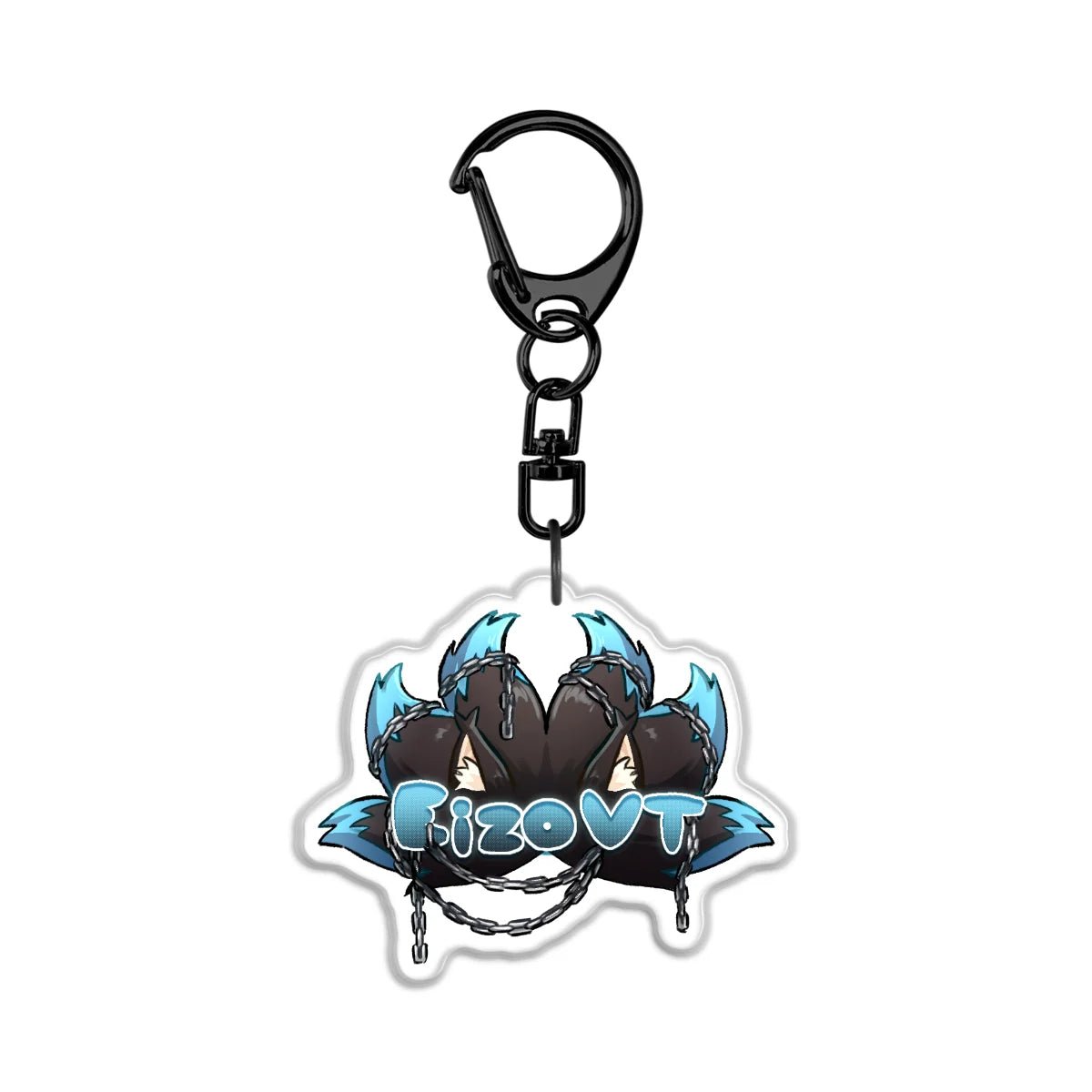 EizoVT "Logo" Front-Side Epoxy Keychain - KatDragonz