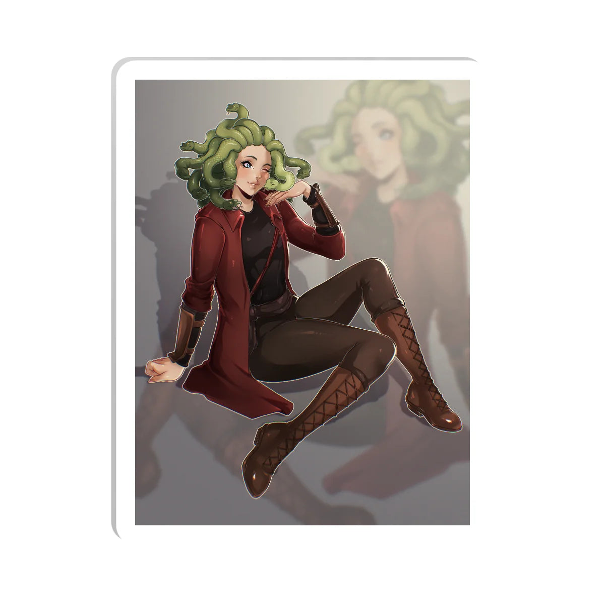 CuriousCorvus.EXE "Enyo Pinup" Pin
