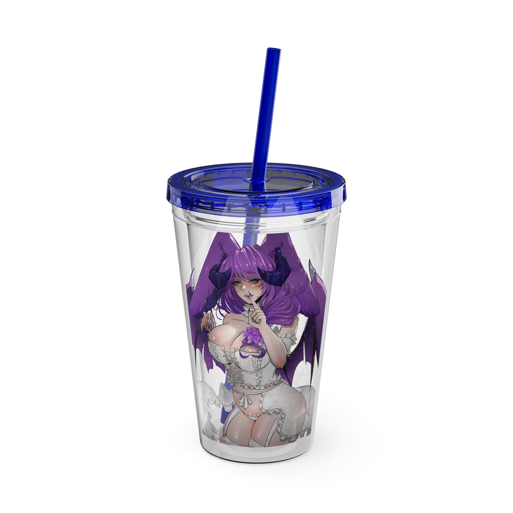 BoaCoomi "Violet Hush" Acrylic Tumbler