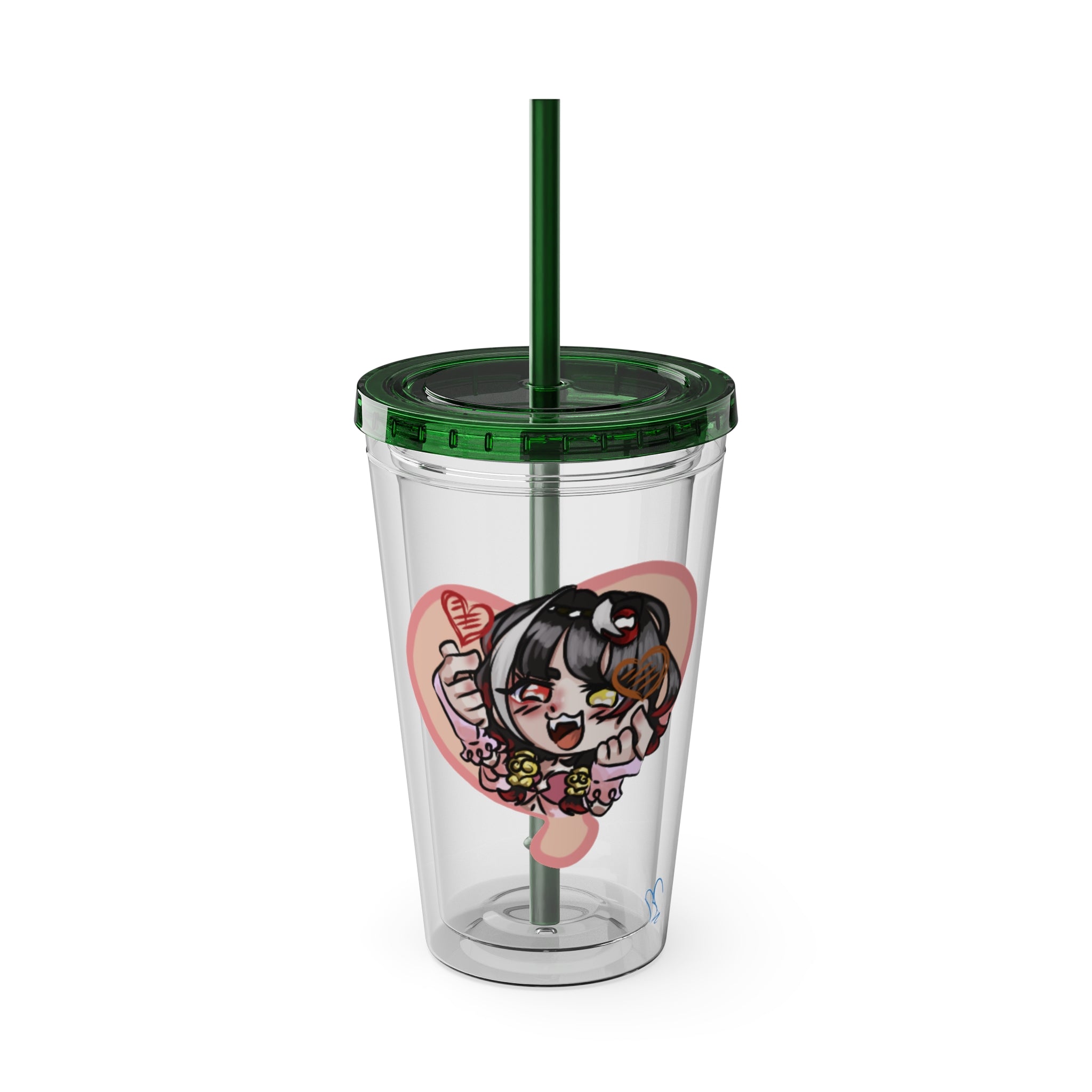 Vatsun Kabuki "Hearts~" Acrylic Tumbler