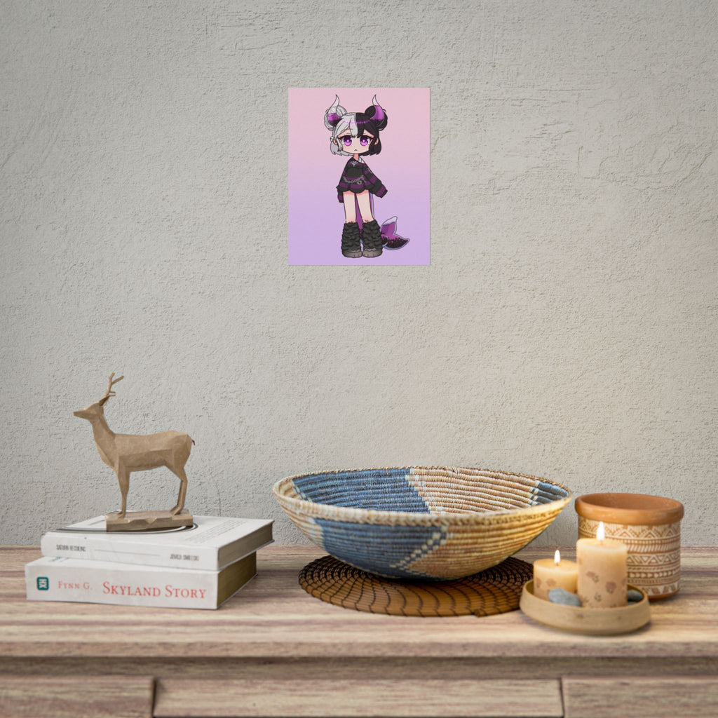 Axolpuff "Evil Axol Chibi" Poster