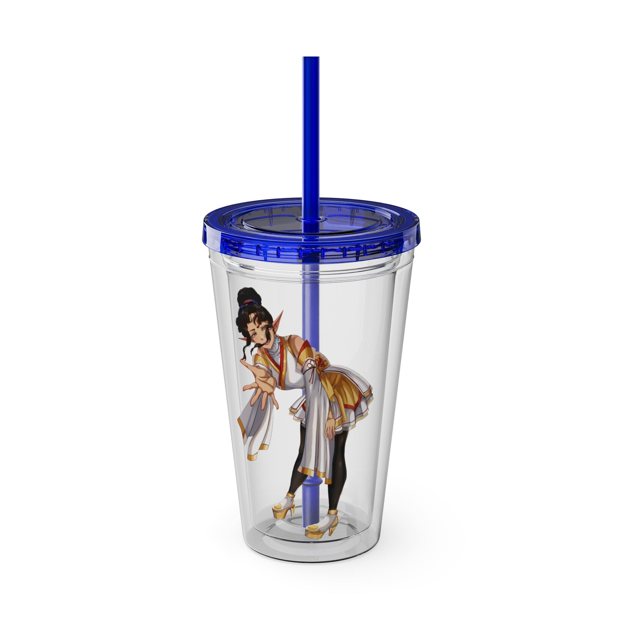 LadyKnightLynx "Reaching Out" Acrylic Tumbler