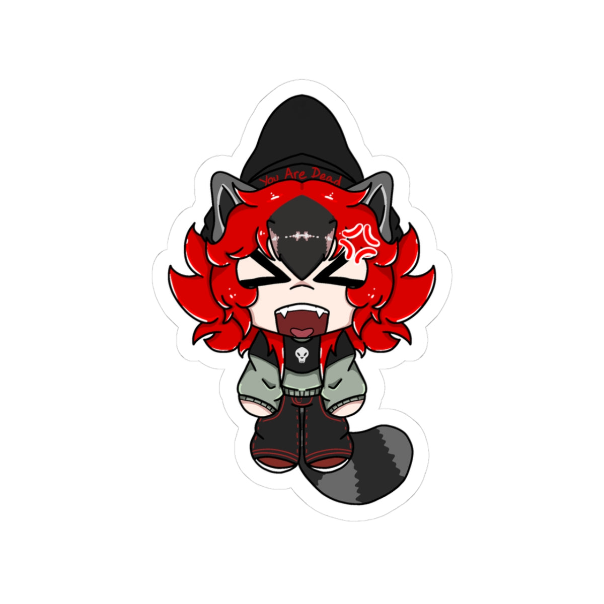 Gothic Gumi "Dangling" Sticker