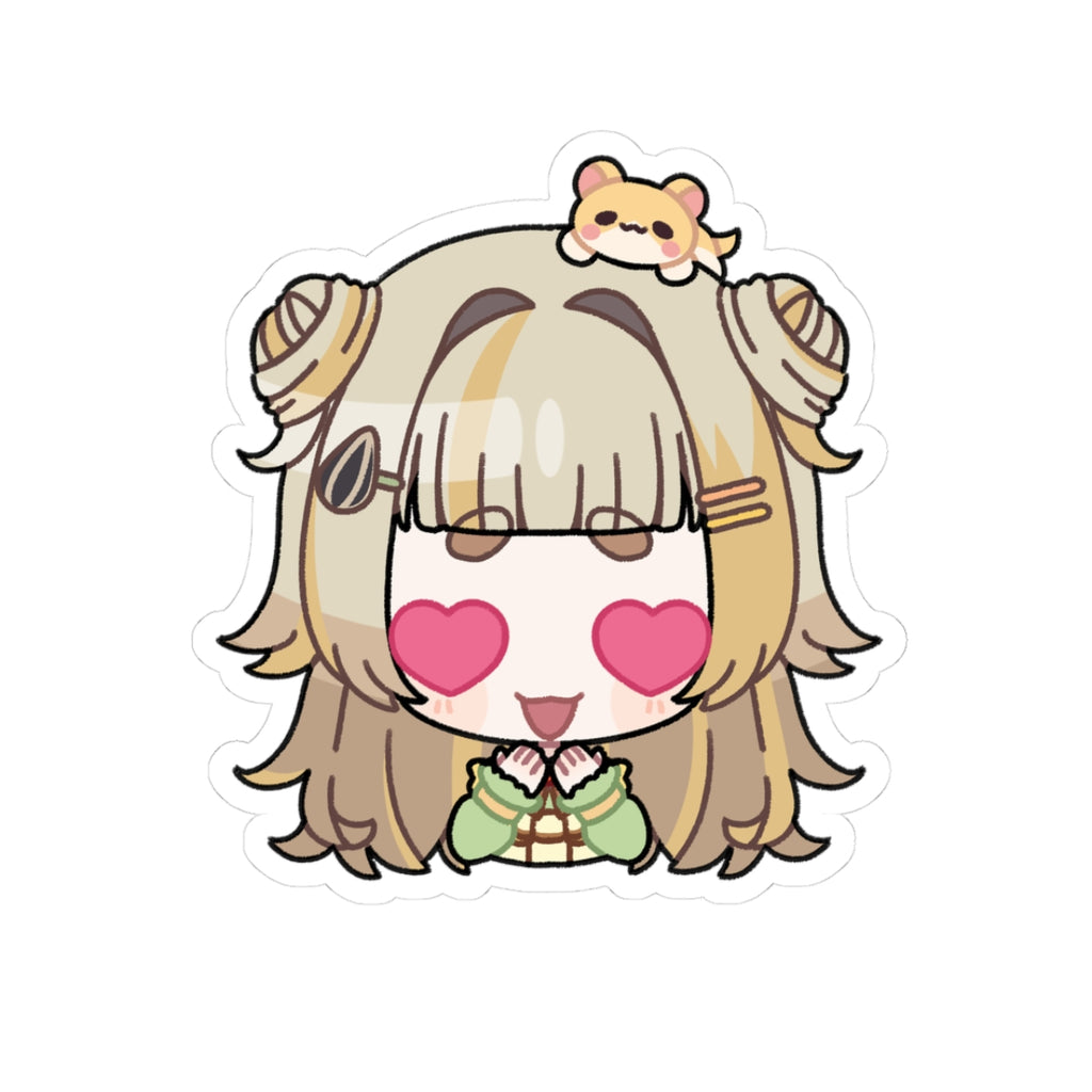 HammyAmi "Heart eyes" Sticker