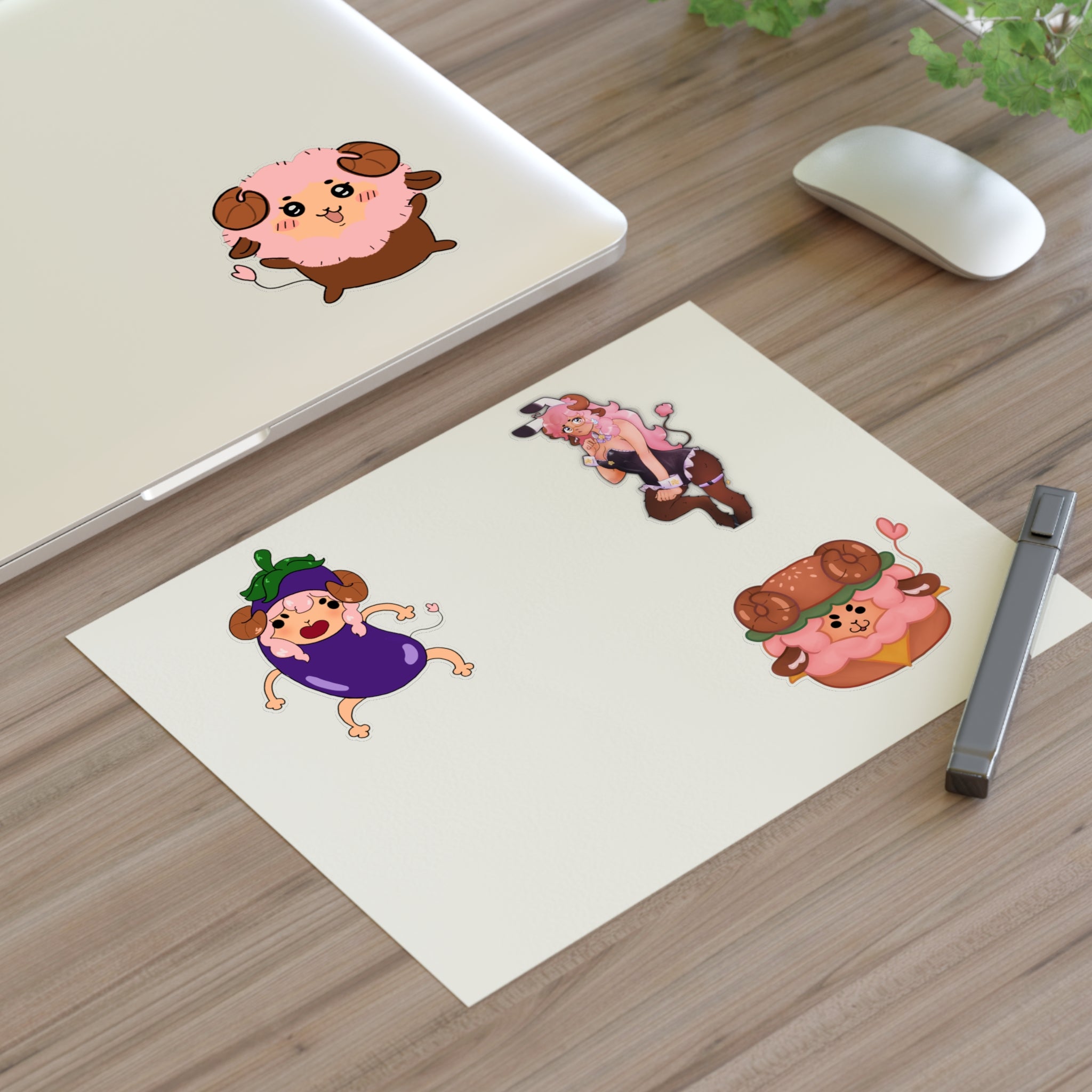 PeachPelle "Quirky Satyr" Sticker Sheet