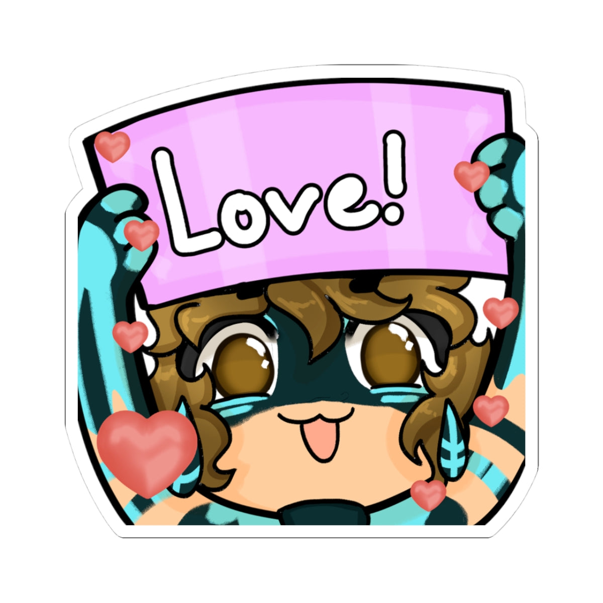 PercyEverett "Love!" Sticker
