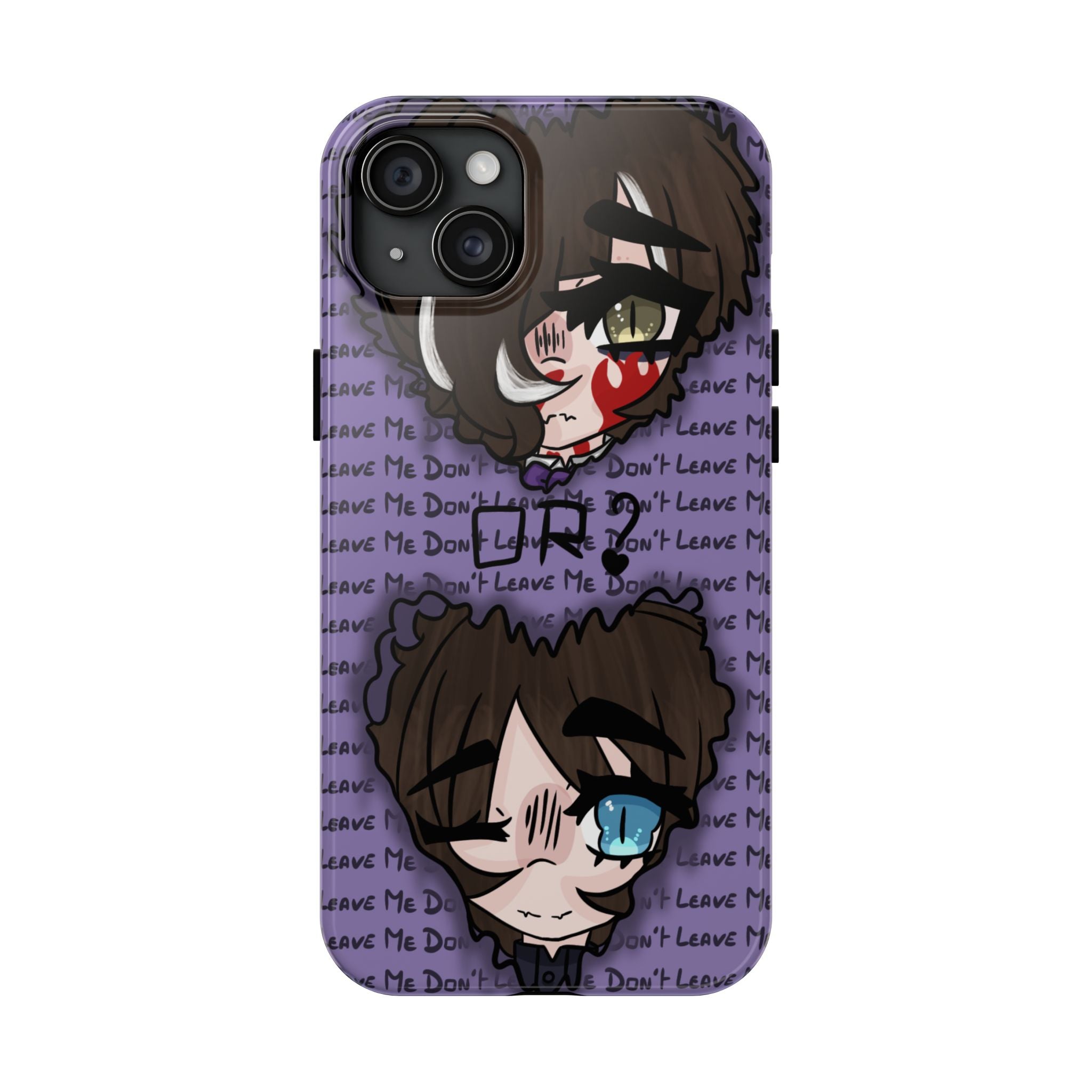 Renée Lysobore "Me or Them" Phone Case