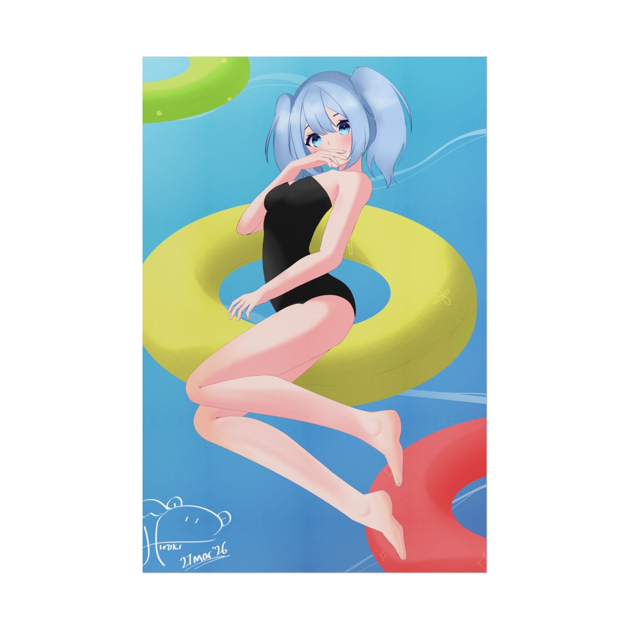 hi2chan "One Piece" Poster