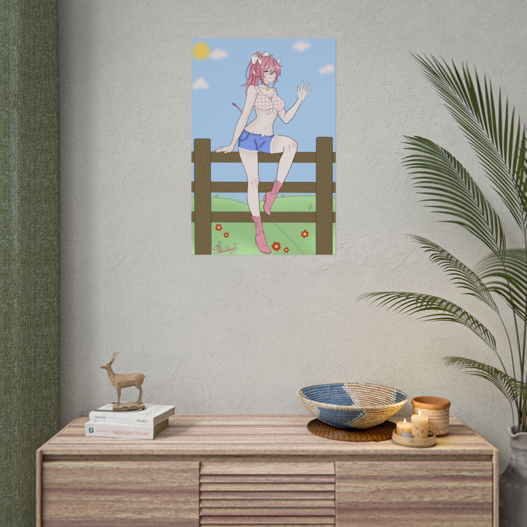 StrawberryMilkMaid "Fence Sitting" Poster