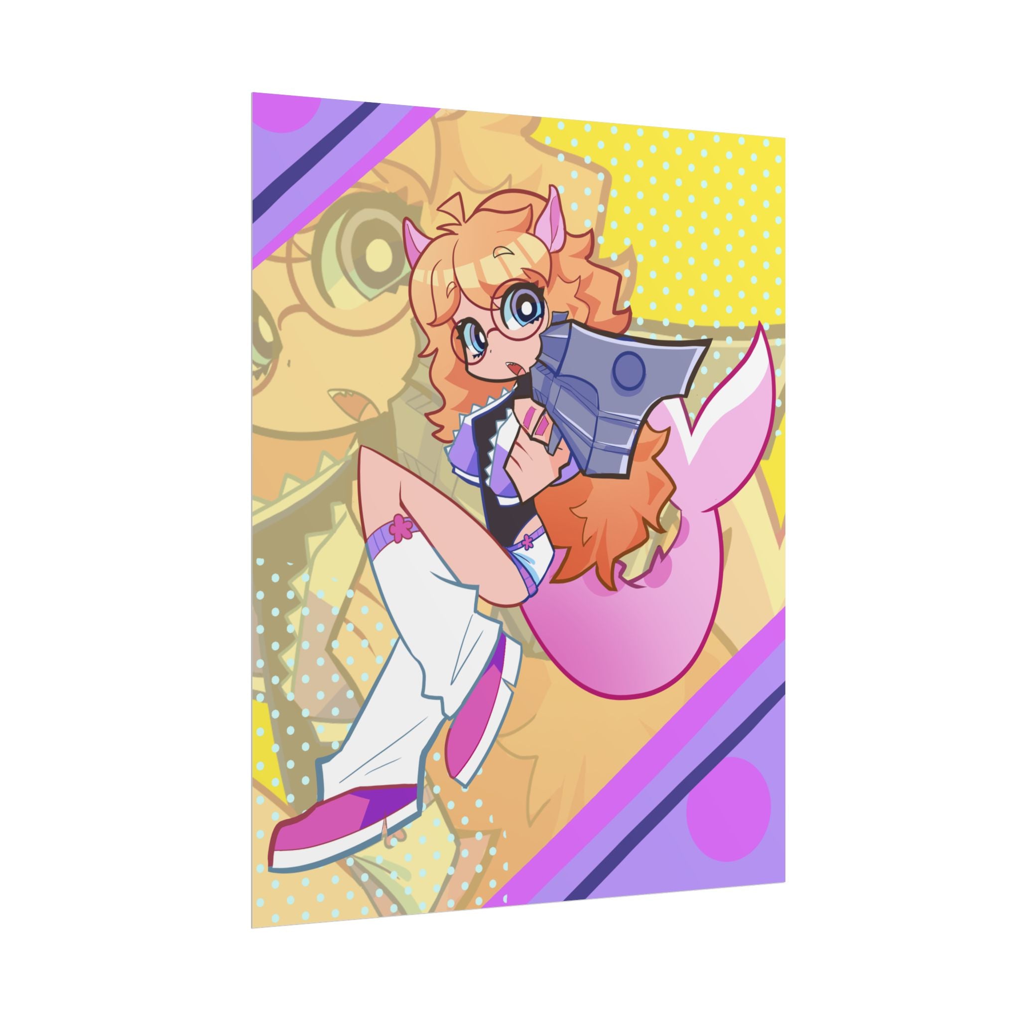 tealeafshark "Armed and Cute" Poster