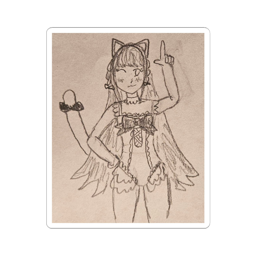 Salem Purrcy "Finger Gun" Sticker