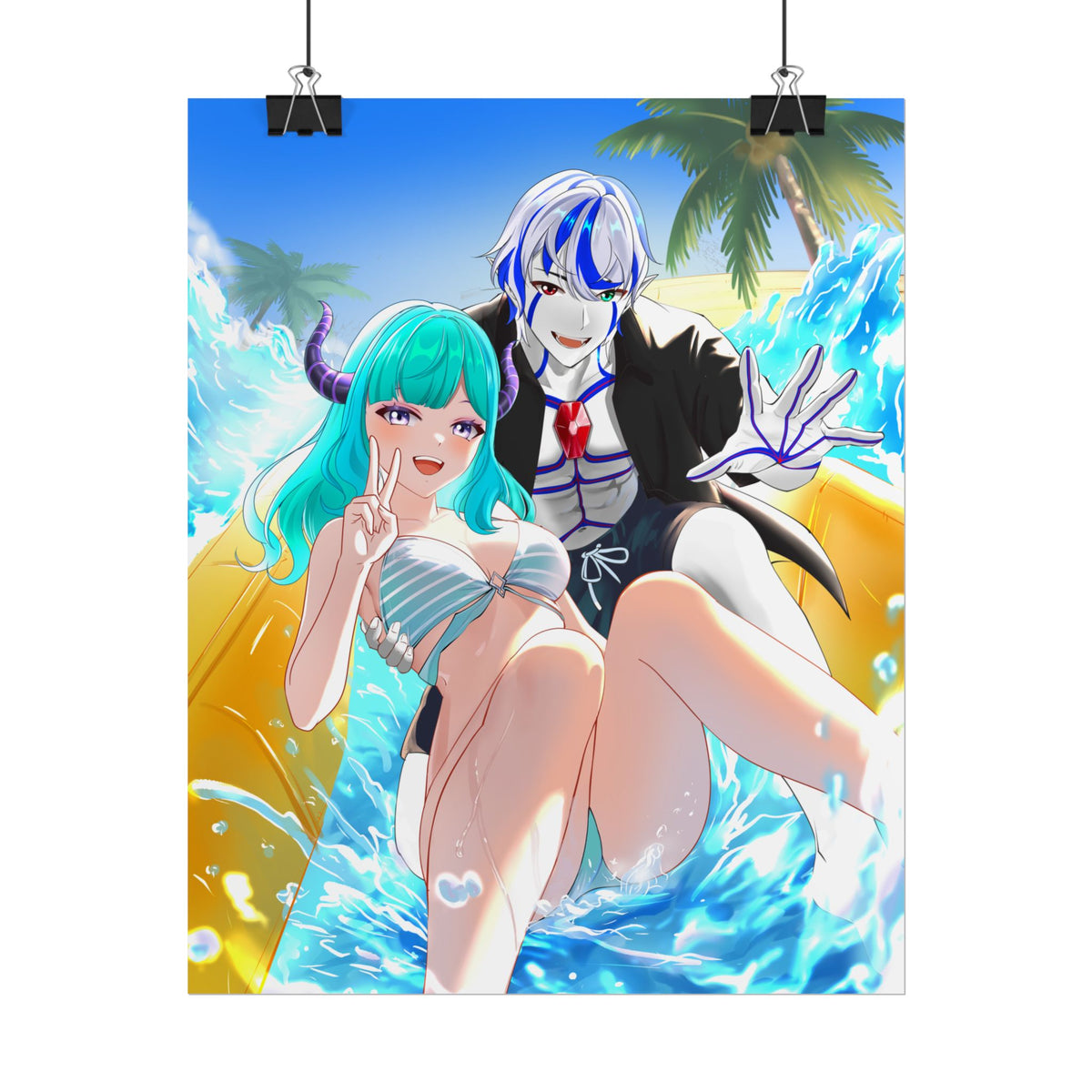 Ray Xash "Water Slide" Poster
