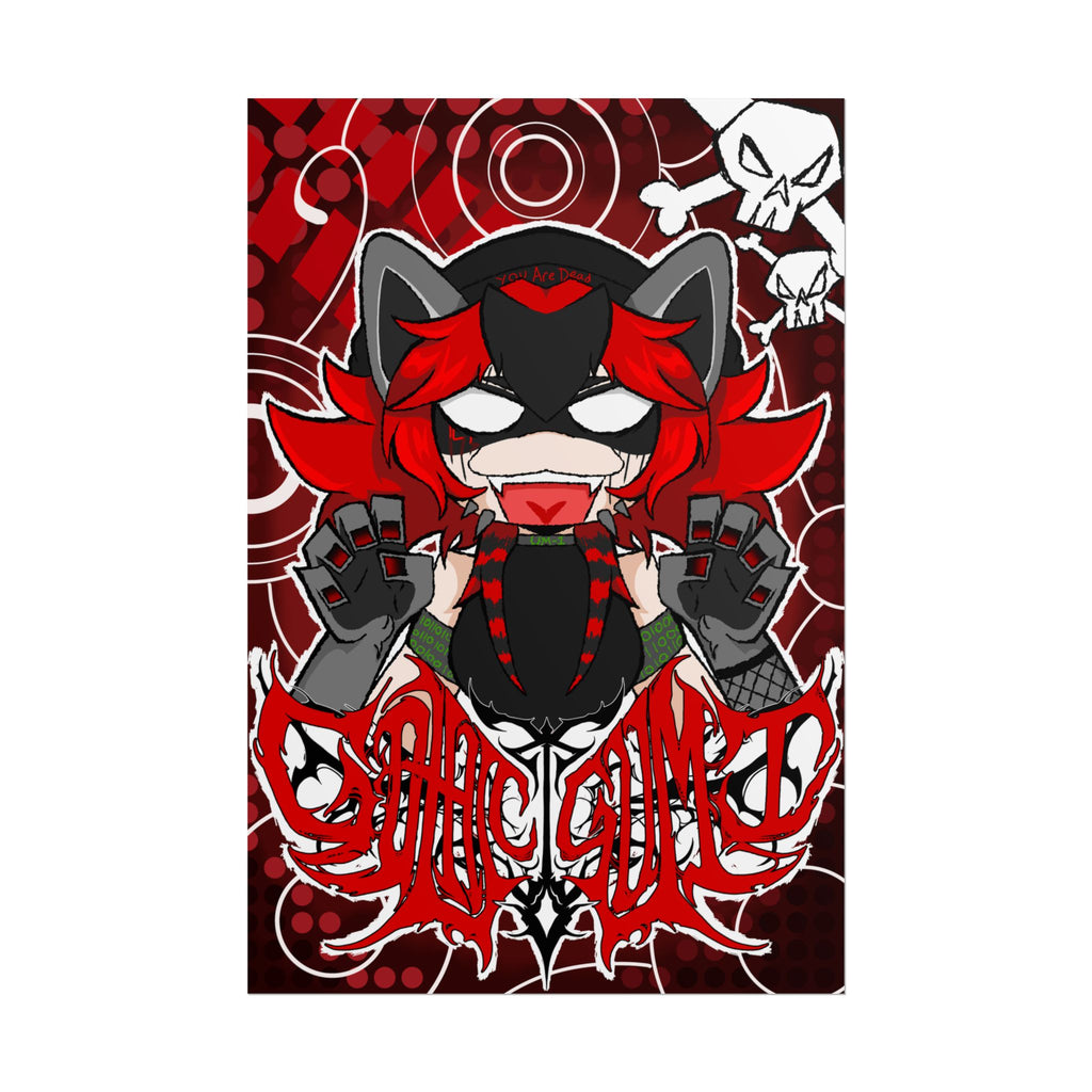 Gothic Gumi "Rawr" Poster