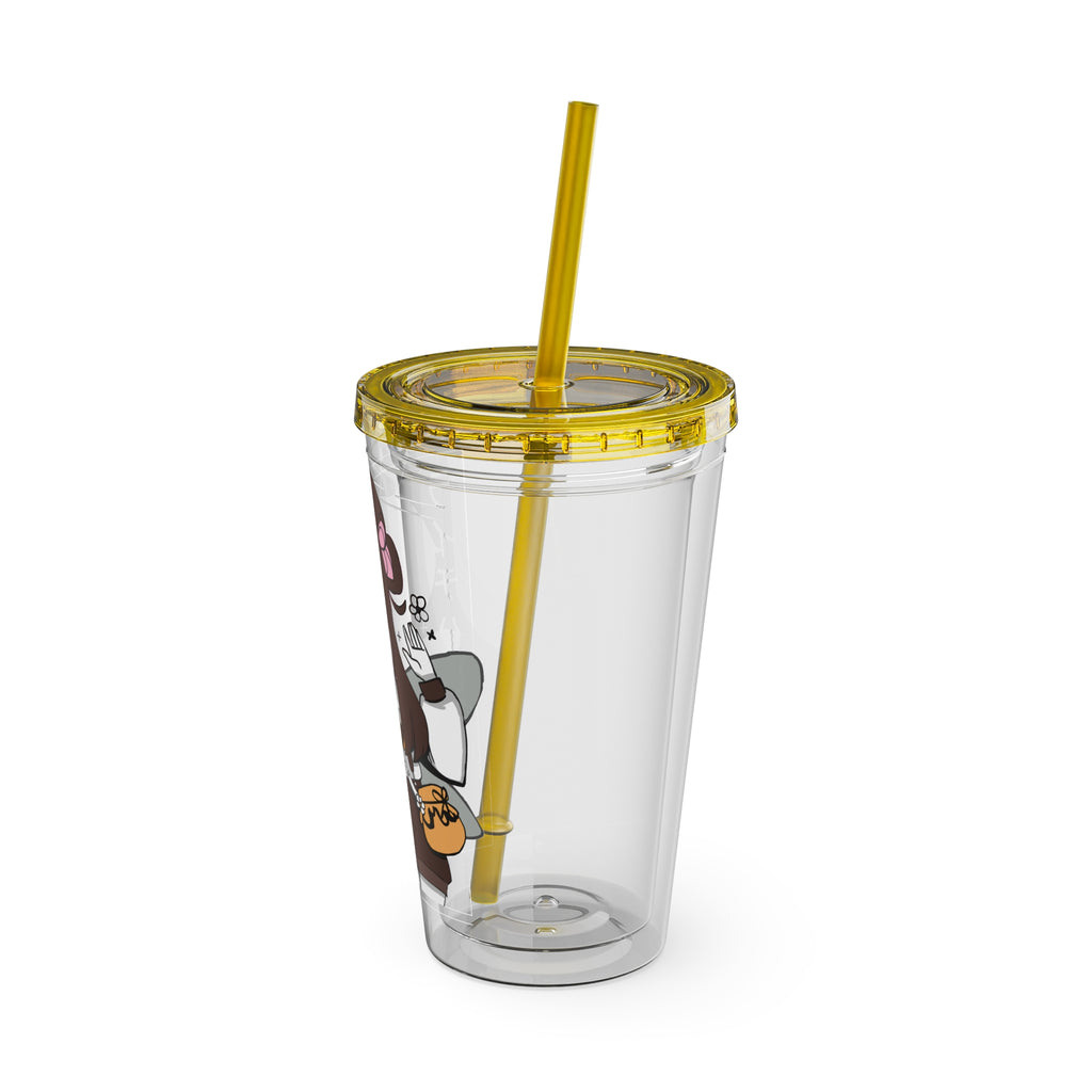 Lychibe "Monochrome Bee" Acrylic Tumbler