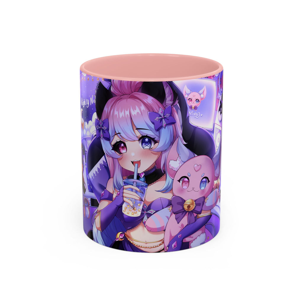 "Time To Stream!" Nighty Neko Mug