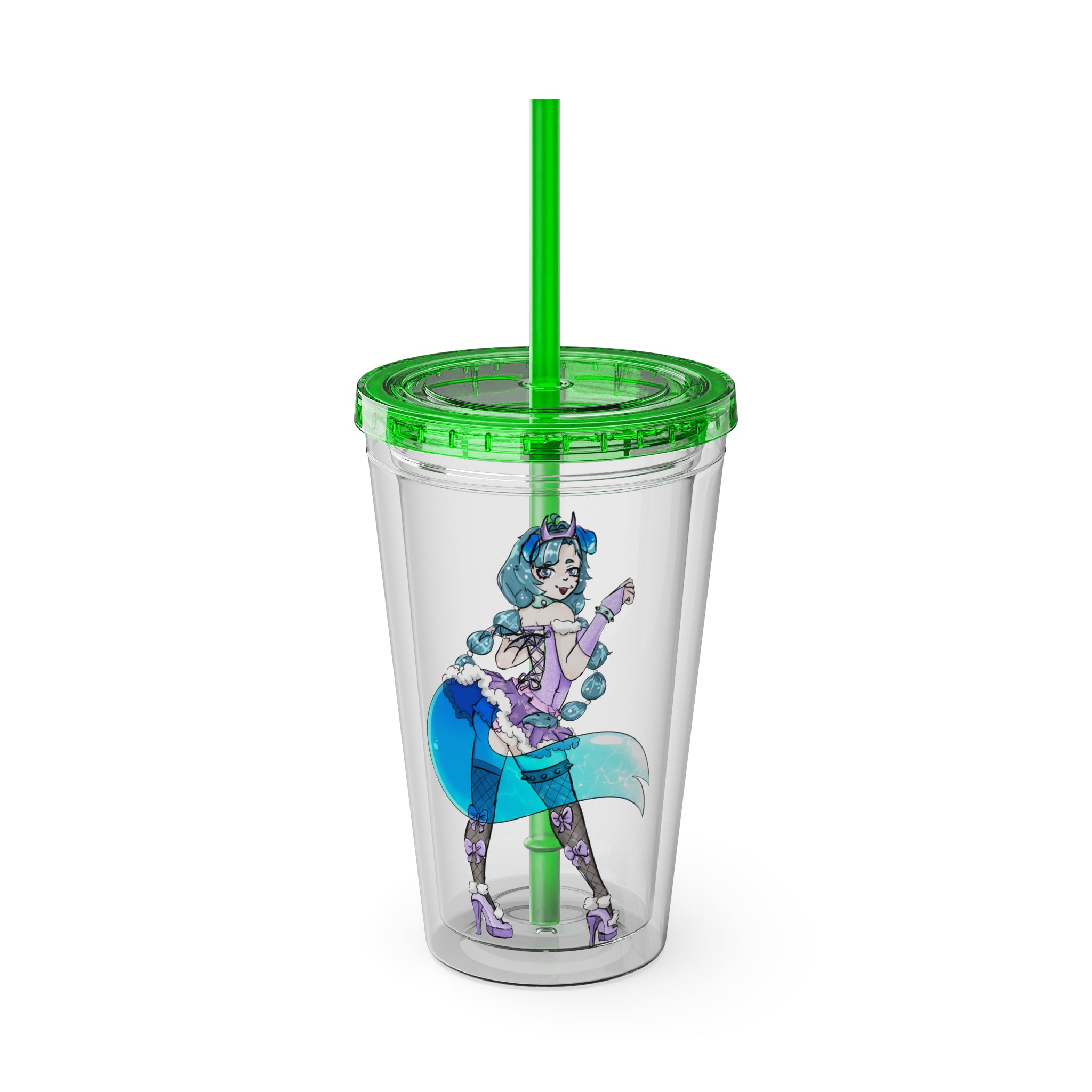 ShinyTinsel "Cheeky" Acrylic Tumbler