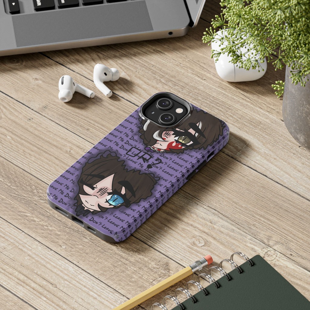 Renée Lysobore "Me or Them" Phone Case