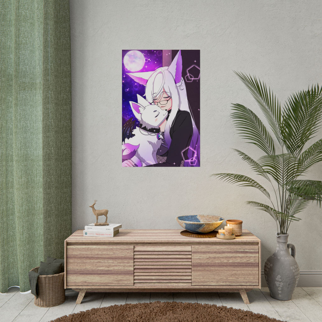 EepySpectre "Moonlit Hug" Poster